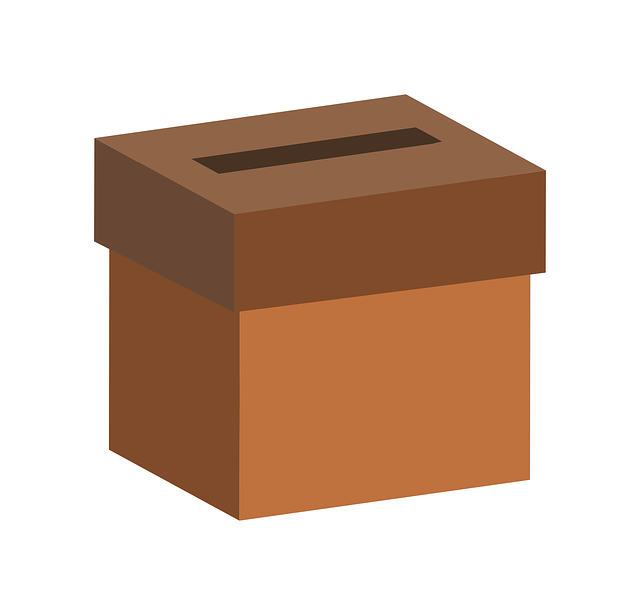 Free ballot box vote vector