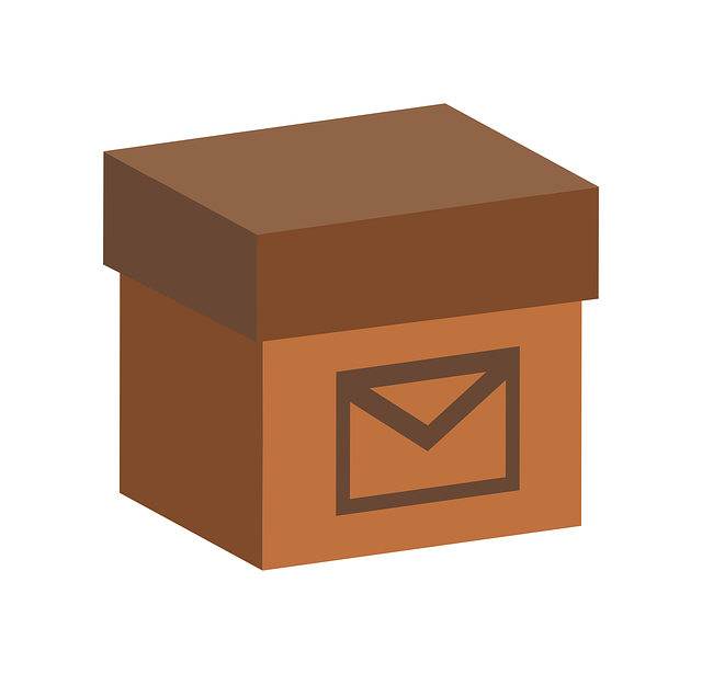 Free box mail delivery vector