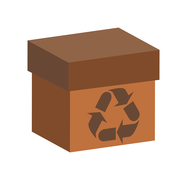 Free box recycle container vector
