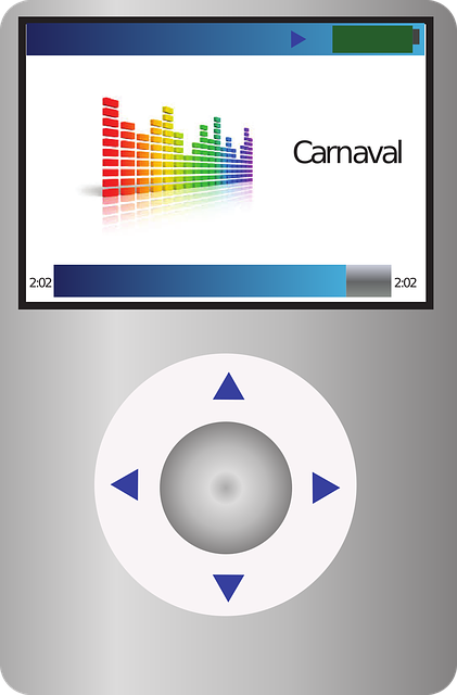Free ipod media media player illustration