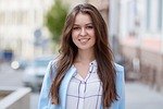 portrait, girl, woman