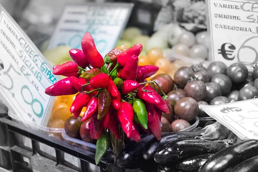 Paprika, Makan, Cabai, Rempah Rempah