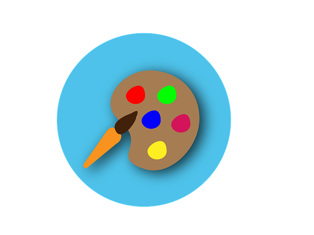 Download free HD stock image of Color Dish Free color dish painting illustration