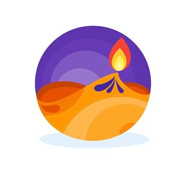 Free Diwali Lamp illustration and picture