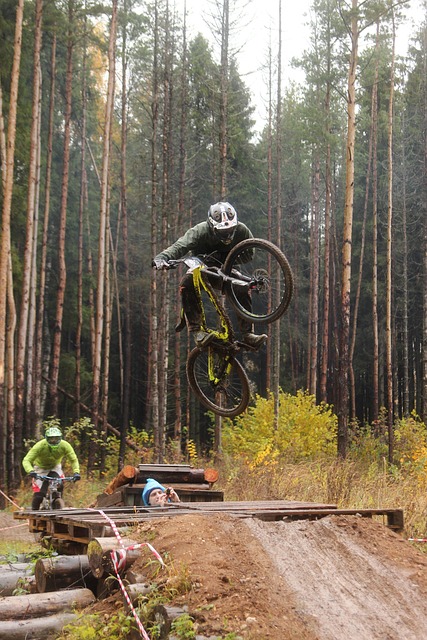 Sport, Fiets, Ras, Stuiteren, Springen