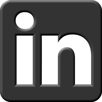 Vinculado En, Icono, Gris, Negocio, Red