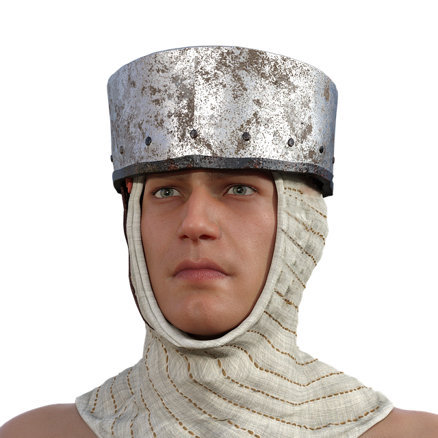 Free knight man hood illustration