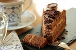 chocolate cake, chocolate, cake
