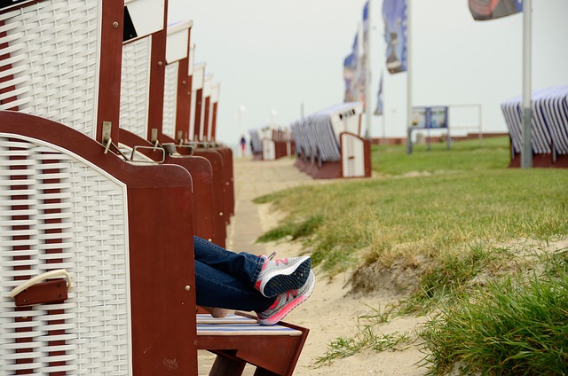 Strandkorb, Herbst, Winter, Impressionen