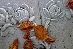 rose, stone rose, ornament