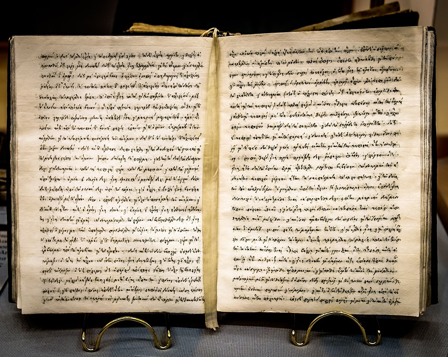 manuscript for a book