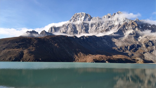 Gokyo, Bjerg, Sø, Nepal, Hill