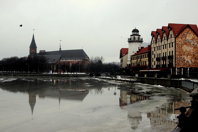Stad, Rivier, Kaliningrad, Vissersdorp