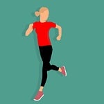 away, woman, race