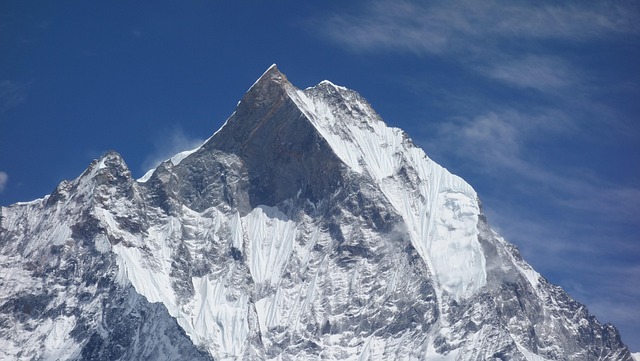 Fishtail Peak, Nepal, Sne Bjerg