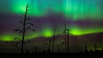 night, norther lights, aurora