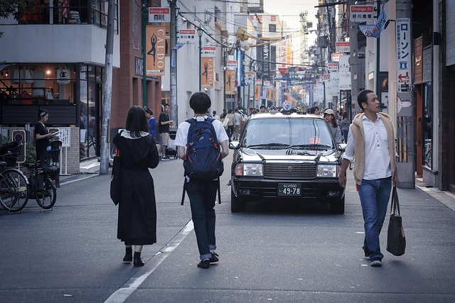 Japan, Osaka, Der Verkehr, Landschaft