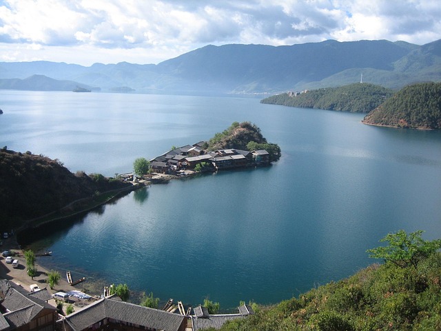 Lugu Lake, Kina, Yunnan