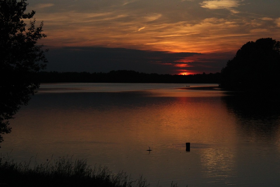 Natur See Abend Kostenloses Foto Auf Pixabay