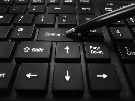 Enter, Tastatur, Schwarz, Taste, Eingang