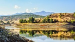 lake, landscape, mountains