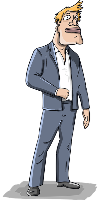 Free man costume a jacket vector