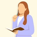 idea, business woman, note