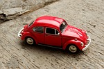 car, toy, red