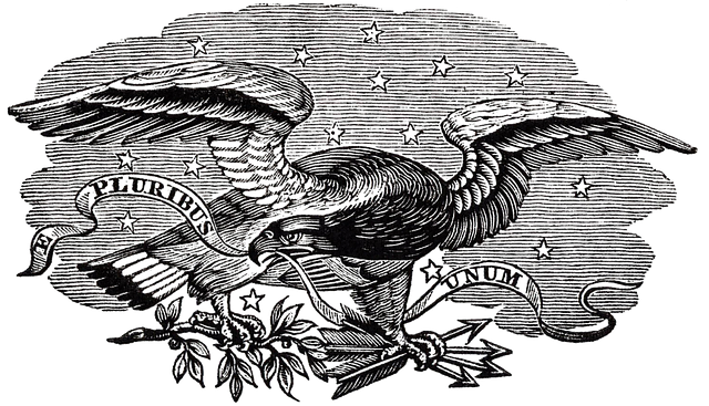 Free eagle black decorative illustration