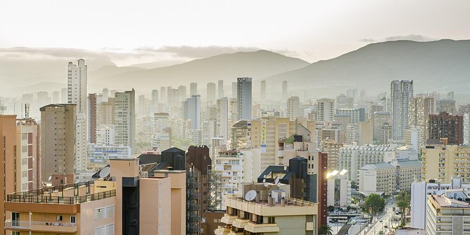 Benidorm Vista de Rascacielos de Benidorm