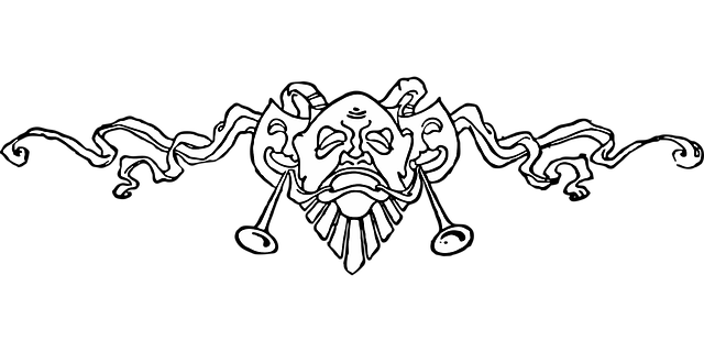 Free drama masks drama theater vector