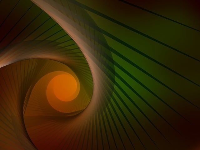 Free blue abstract lines illustration