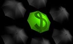 umbrella, dollar, concept