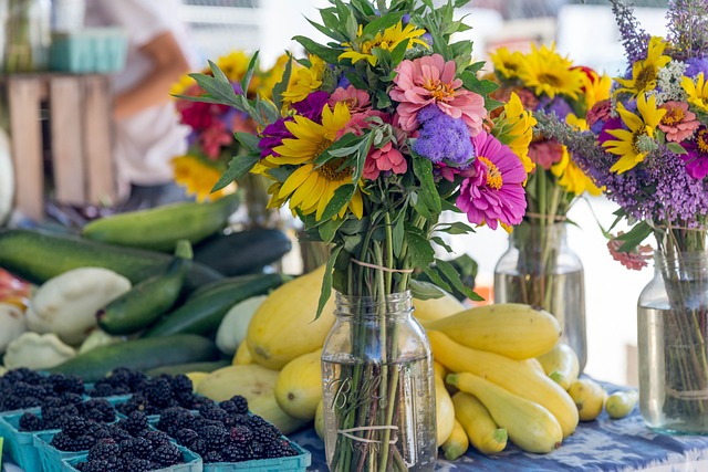 Free Flowers Market photo and picture