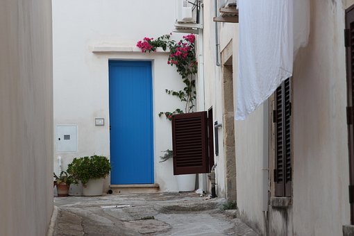 Free Door Blue photo and picture
