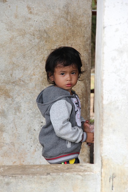 Laos, Champasak, Kinder, Schule