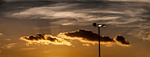 lantern, sunset, light