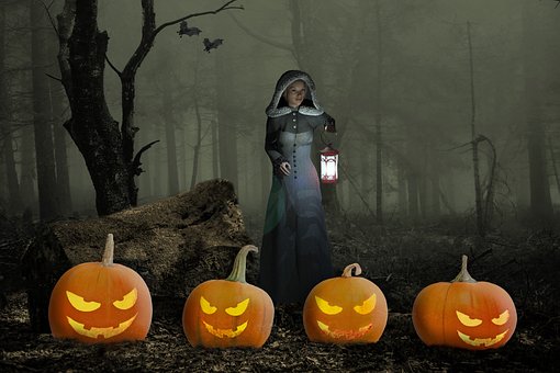 halloweenkuerbis, 萬圣節(jié), 南瓜, 作曲, 很奇怪, 邪惡