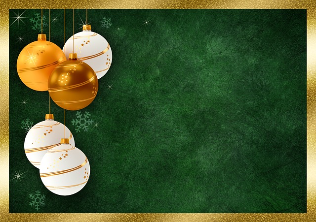 Weihnachtskugeln, Rahmen