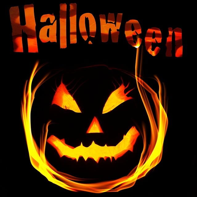 Free halloween pumpkin horror illustration