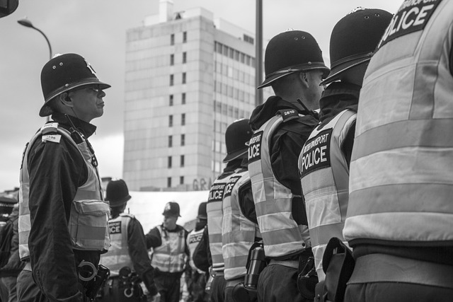 Free Police Demonstration photo and picture