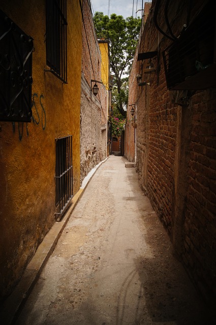 Perspectief, Steeg, Straat, Hall, Mexico