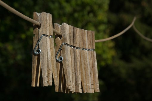 Alfileres De Ropa, Tendedero, Colgar