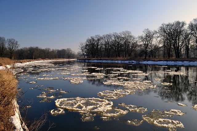 Free Winter River photo and picture