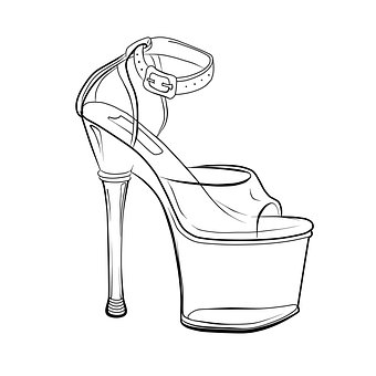 Kleuren, Schoen, Schoenen, Vector