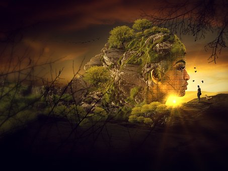 Surreal, Pôr Do Sol, Ilusão, Ficção