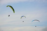 paragliders, practice in free flight, para motor