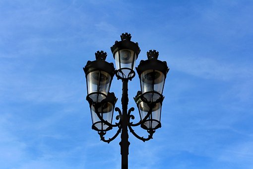 Smedejernslampe, Strassenlicht