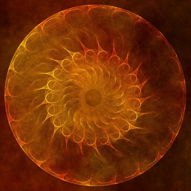Orange, Warm, Farbtöne, Fraktal, Chaos