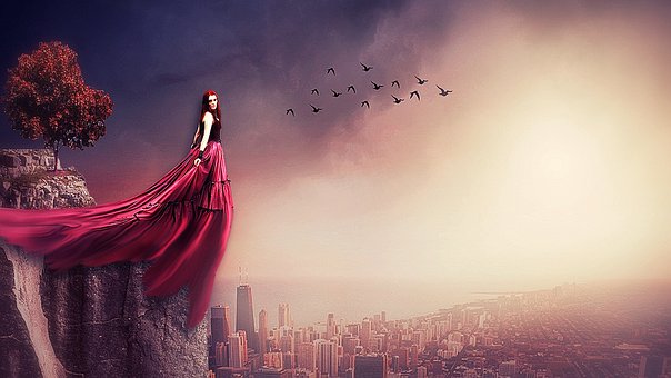 Free Photo Manipulation Fantasy City View photo and picture